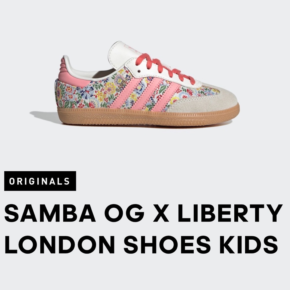 Adidas Samba OG Kids Sneakers - Pink Floral